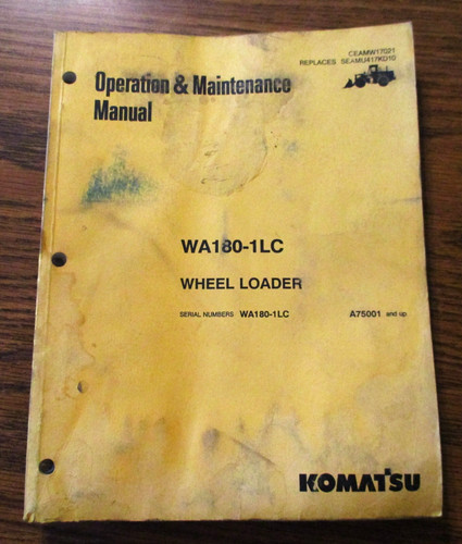 Komatsu wa180 1lc - komatsu, wa180-1lc