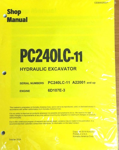 Komatsu pc240lc hydraulic - pc240lc-11,
