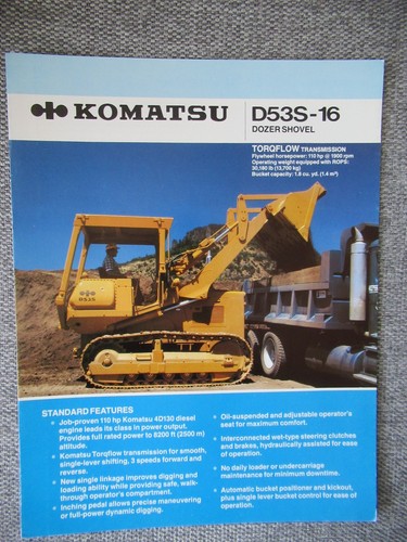 Komatsu 53s crawler - komatsu,